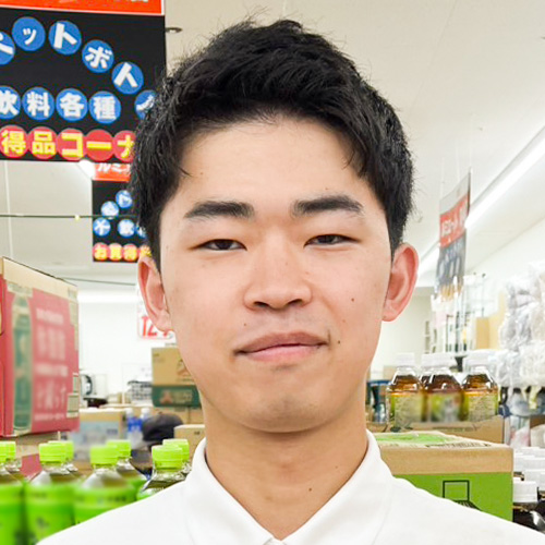 食品1年目のやりがい棚：お客様がいつでも買える大切さ